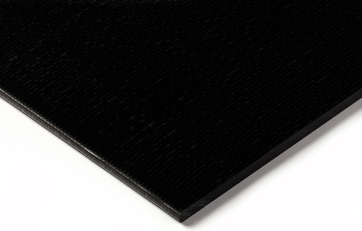 TieDex UK Black POM Plastic Sheet, 500 mm x 330mm x 40 mm