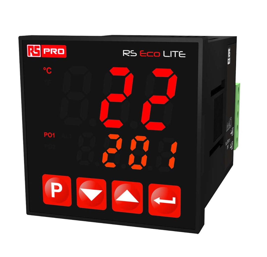 TieDex UK Panel Mount On-Off Temperature Controller, 2 Output Relay 30V dc On-Off