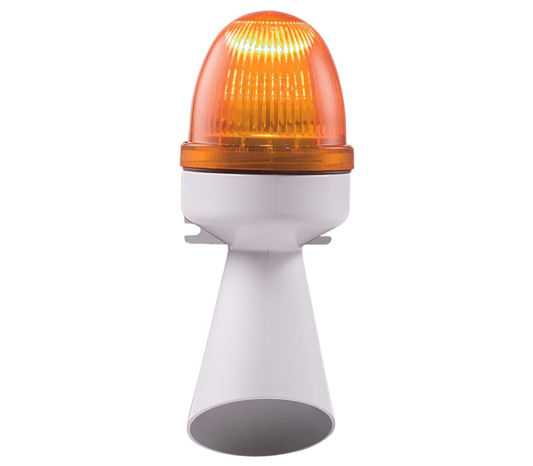 TieDex UK Amber Beacon-Buzzer Combination, IP43 240V Screw 96 dB @ 1m Electronic
