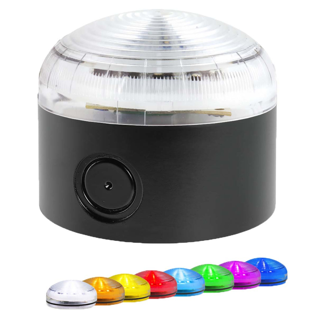 TieDex UK Clear LED Beacon 240V Steady, Flashing Screw, LED Bulb, IP66