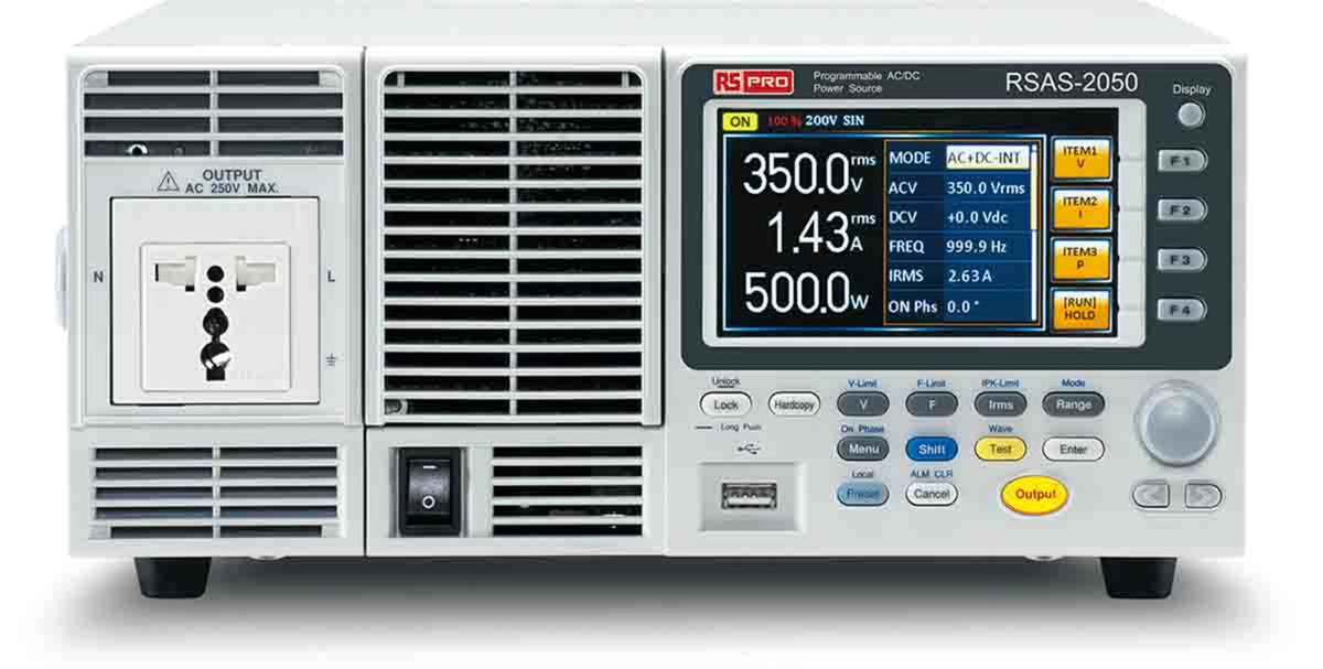 TieDex UK Digital Bench Power Supply, 1-Output 175 V to 350V, 500 VA, 5 A Max