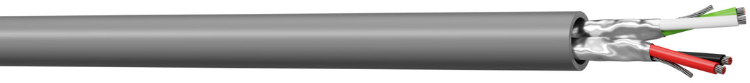TieDex UK Data Cable 2 Pairs 4 Cores 100 m Grey Sheath Low Smoke Zero Halogen