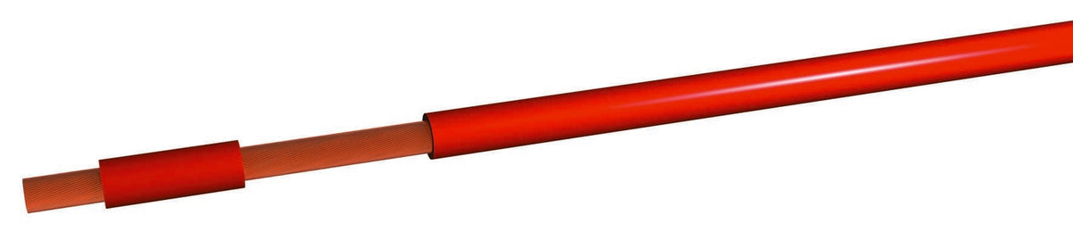 TieDex UK Red 10 mm² Hook Up Wire, 8 AWG, 100 m, Polyvinyl Chloride