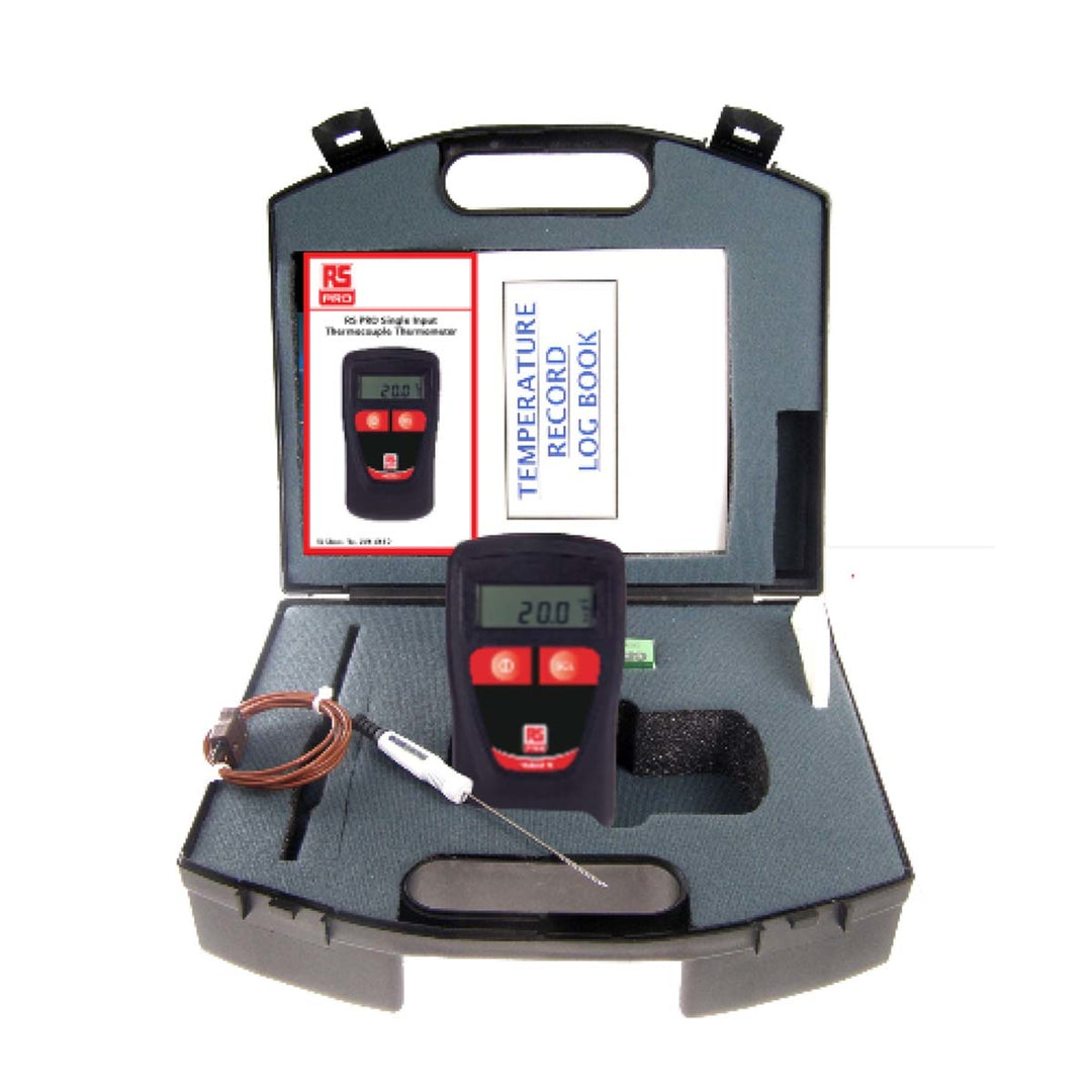 TieDex UK, Type R, Type J, K, Type E, Type S, Type T, Type N Probe Wired Thermometer &amp; Probe Kit, 1 Input(s), 13720 °C Max,