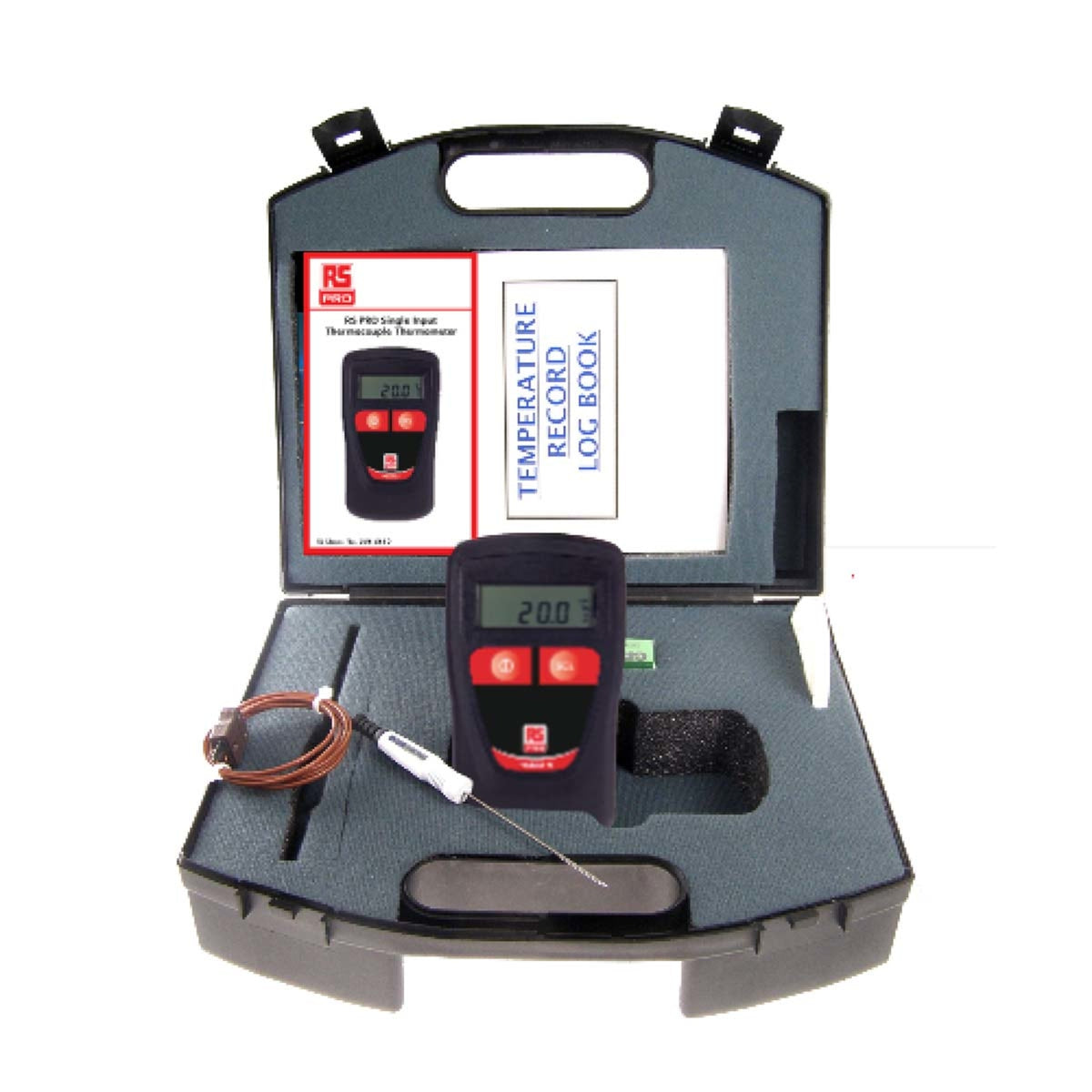 TieDex UK, Type R, Type J, K, Type E, Type S, Type T, Type N Probe Wired Thermometer & Probe Kit, 1 Input(s), 13720 °C Max,
