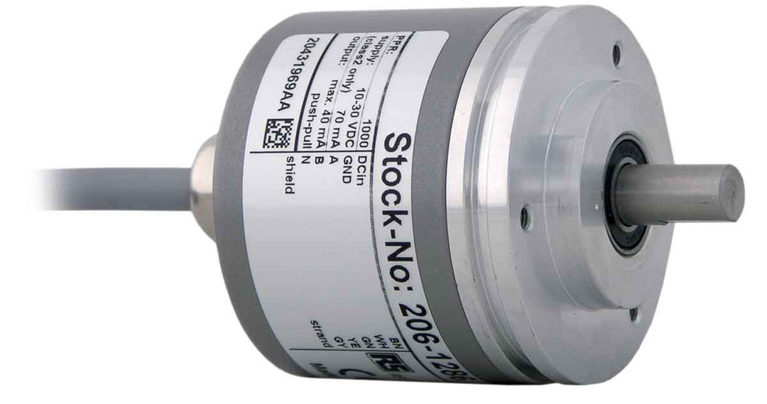 TieDex UK Incremental Incremental Encoder 30V dc, 1000 ppr ppr, HTL Signal, Flatted Type, 8 mm Shaft