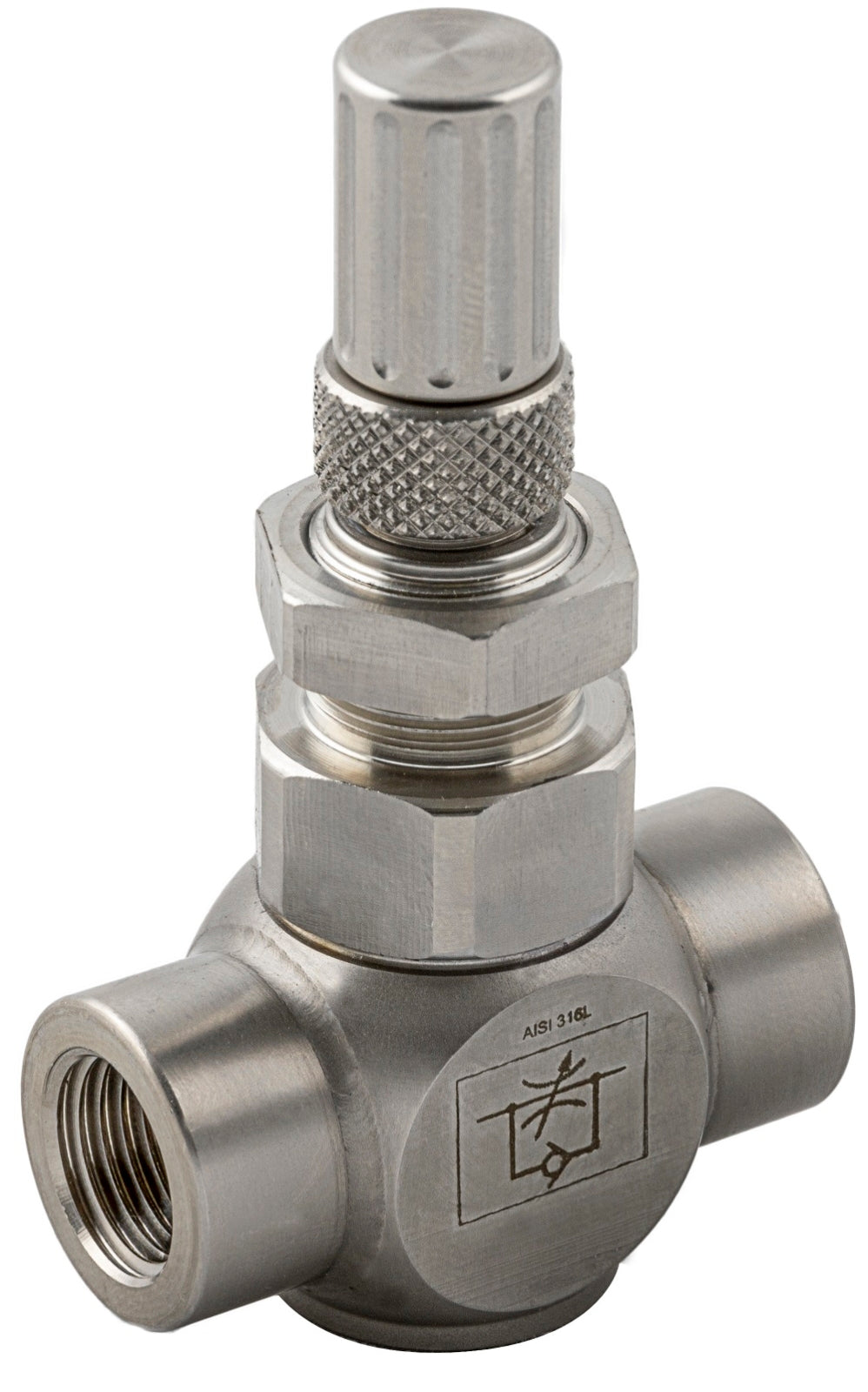 TieDex UK Uni-Directional Flow Regulator Flow Regulator, Inlet Female, Threaded R 3/8 in, Outlet Female Threaded R 3/8 in