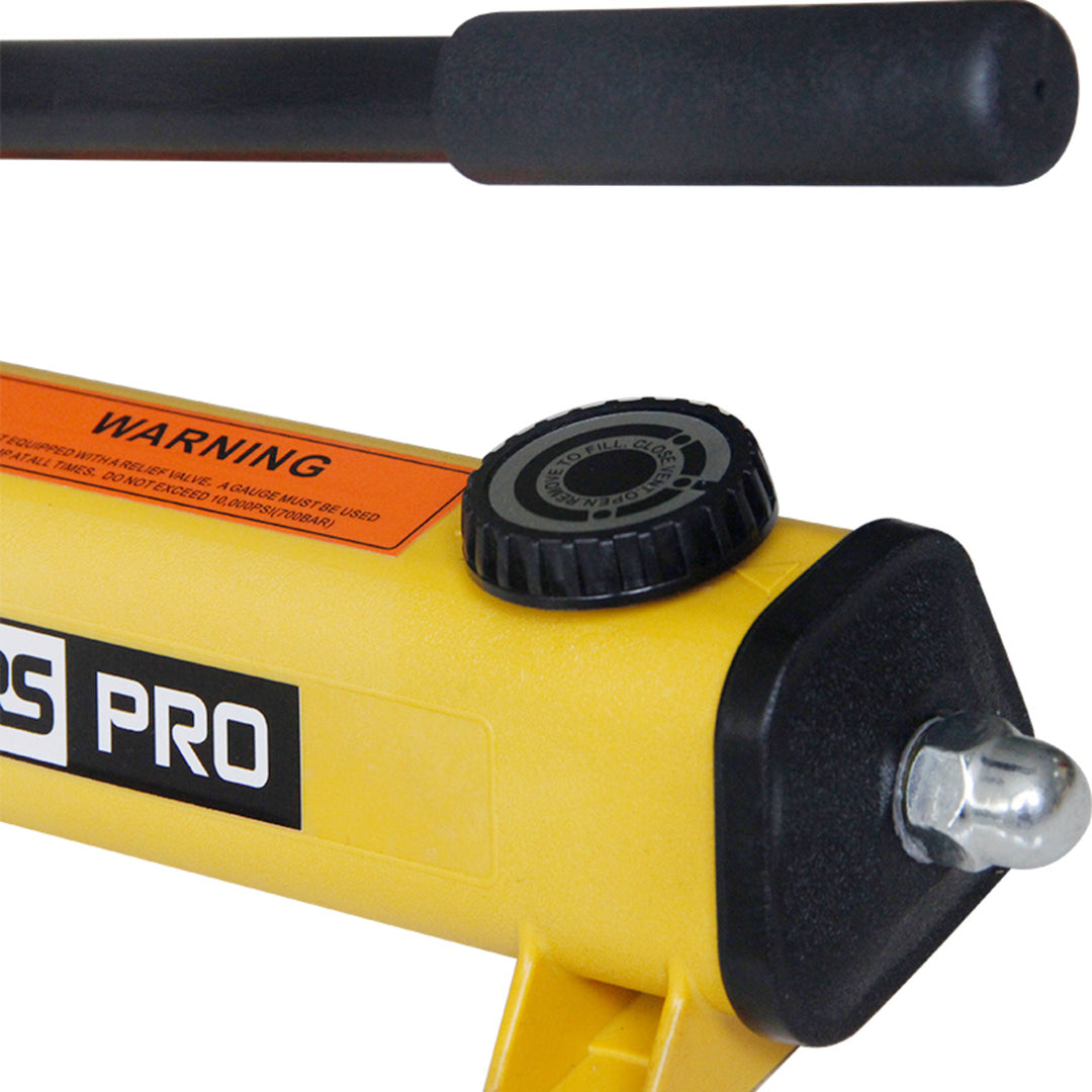 TieDex UK Hydraulic Hand Pump, 0.901 L Hand, 25.4 mm Cylinder Stroke, 700 bar