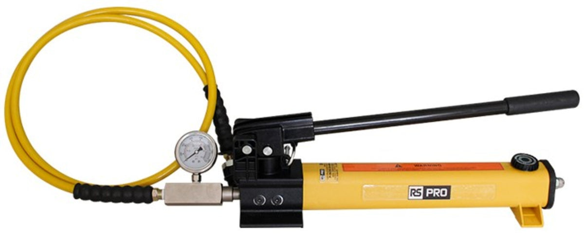 TieDex UK Hydraulic Hand Pump, 0.901 L Hand, 25.4 mm Cylinder Stroke, 700 bar