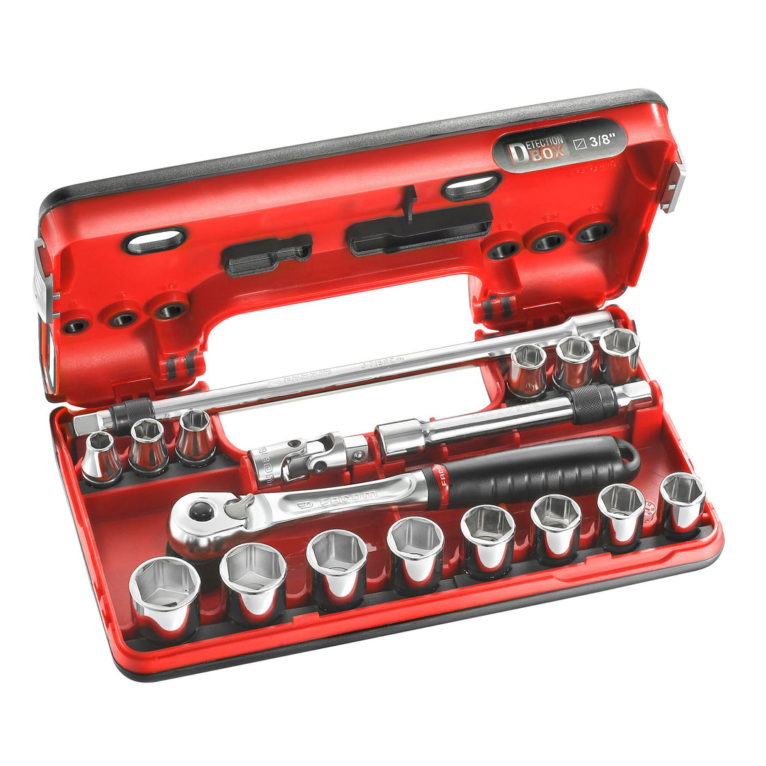 Facom 18-Piece 3/8 in 6 Point Socket Set