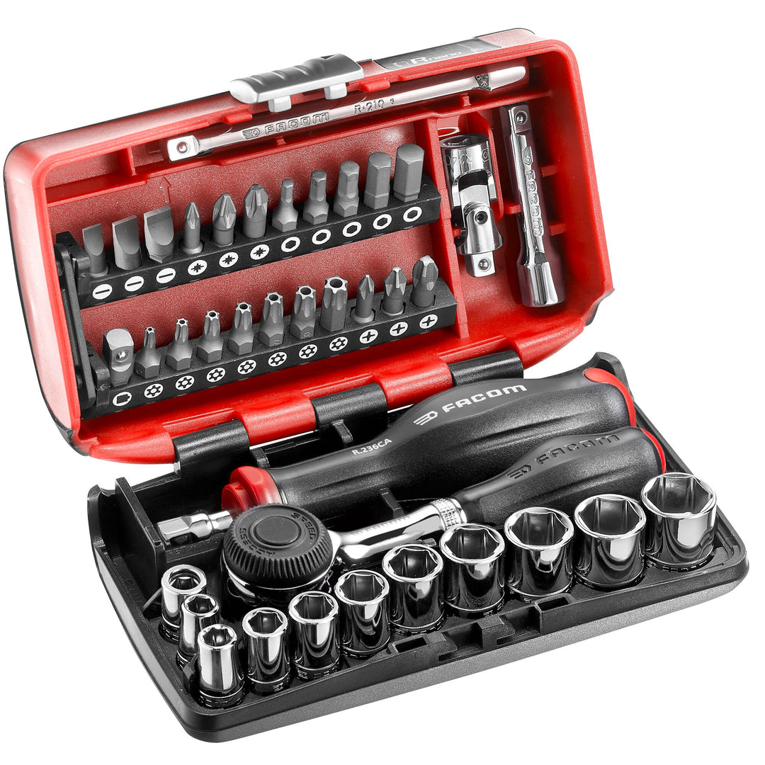 Facom 38-Piece 1/4 in 6 Point Socket Set