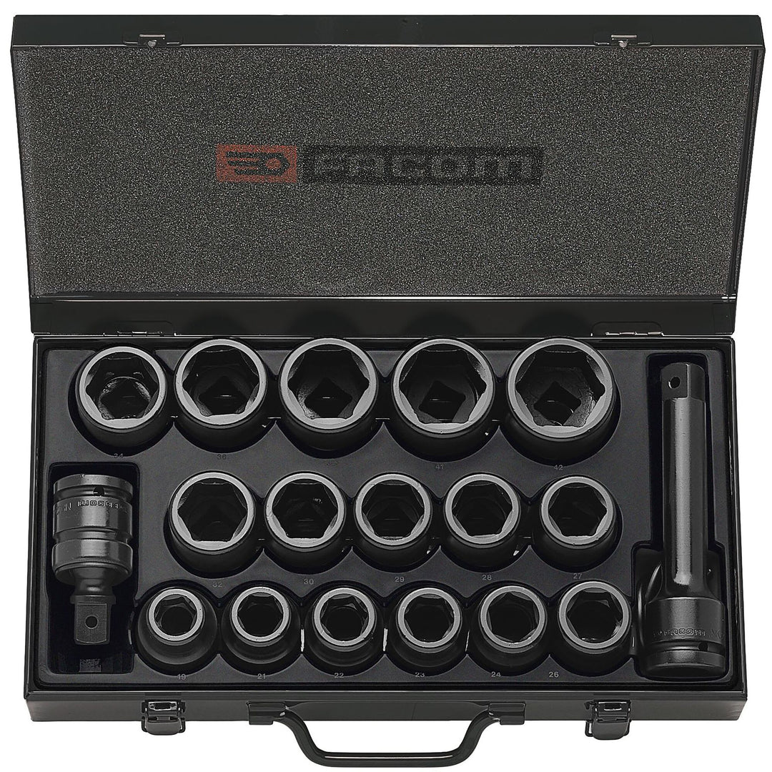 Facom 16-Piece 3/4 in Standard Impact Socket Impact Socket