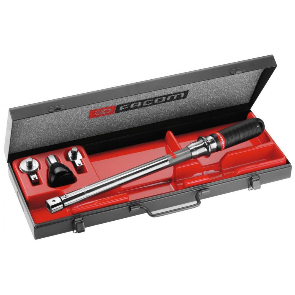 Facom Click Torque Wrench Set, 20 To 100 Nm, 3/8 in Drive, Square Drive, 437mm Overall
