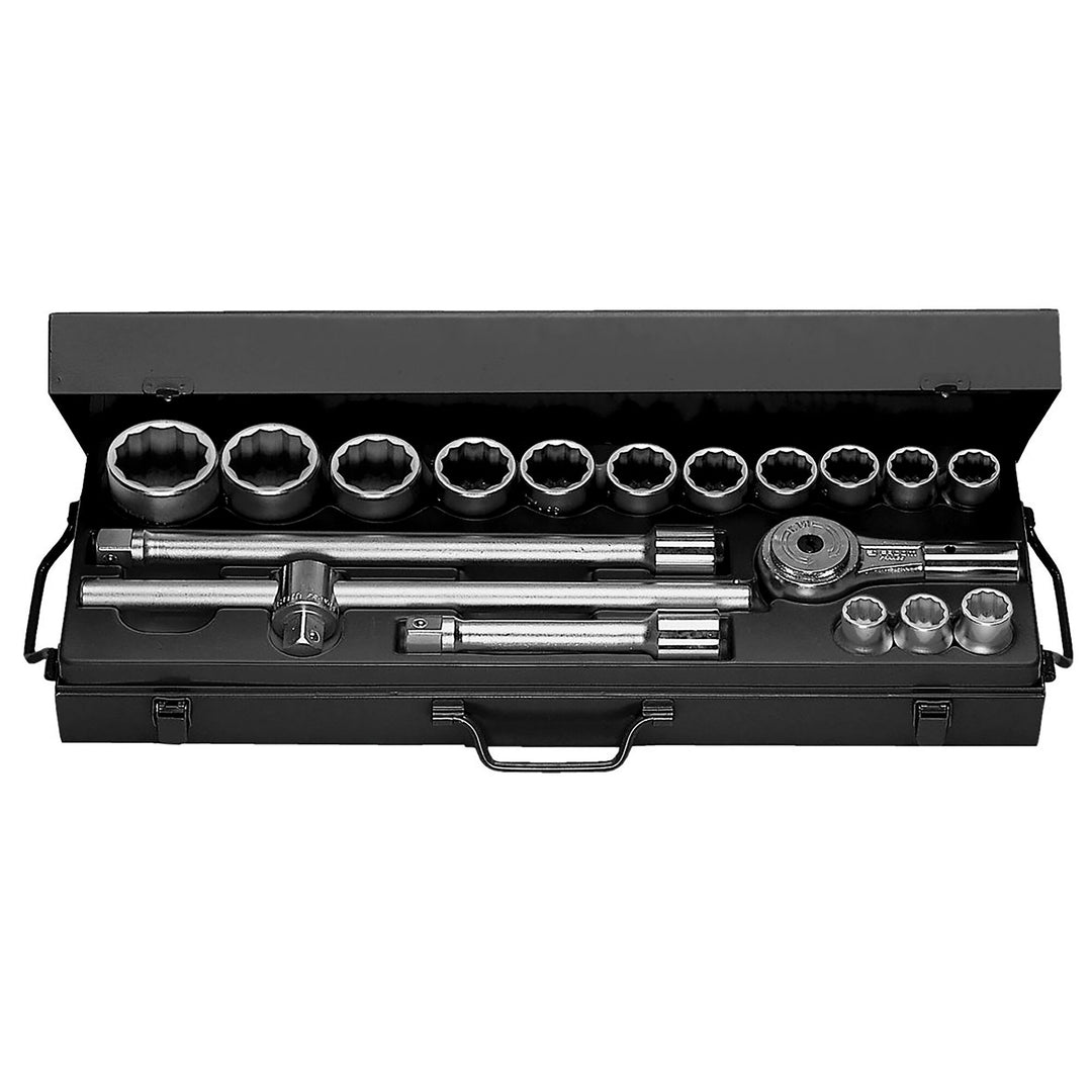 Facom 18-Piece 3/4 in 12 Point Socket Set