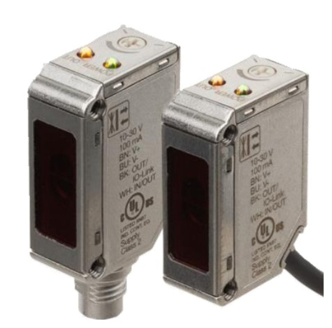 TieDex UK Diffuse with Background Suppression Photoelectric Sensor, Block Sensor, 1 m, NPN/PNP, IP69K