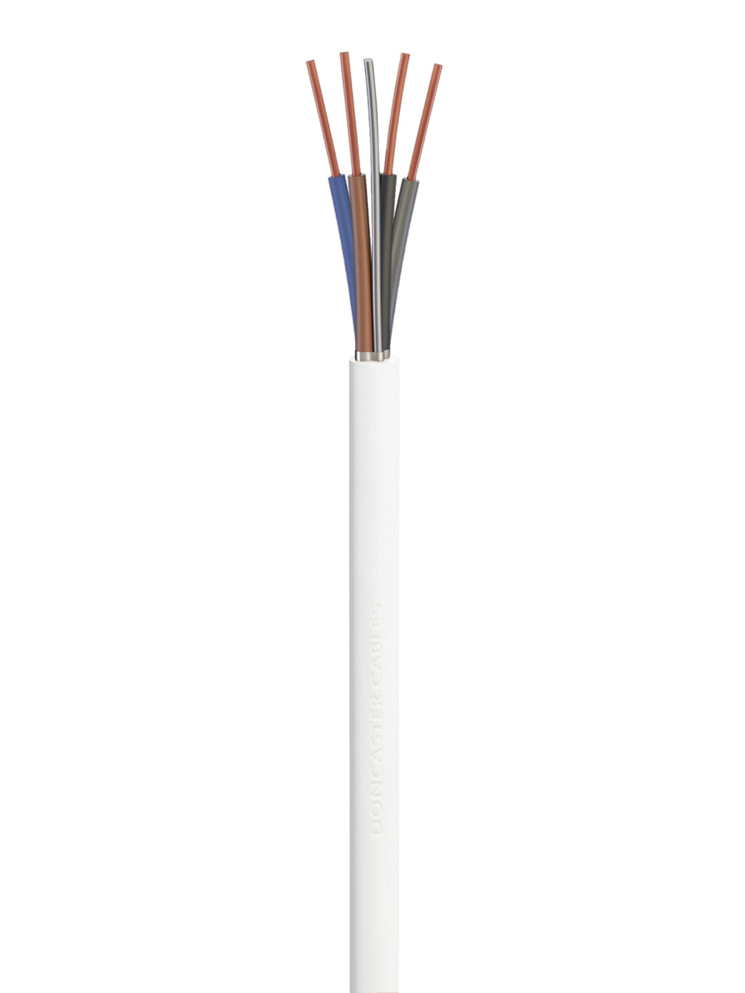 TieDex UK 4 Core Power Cable, White 1.5mm² 85 °C, 100 m Thermoplastic