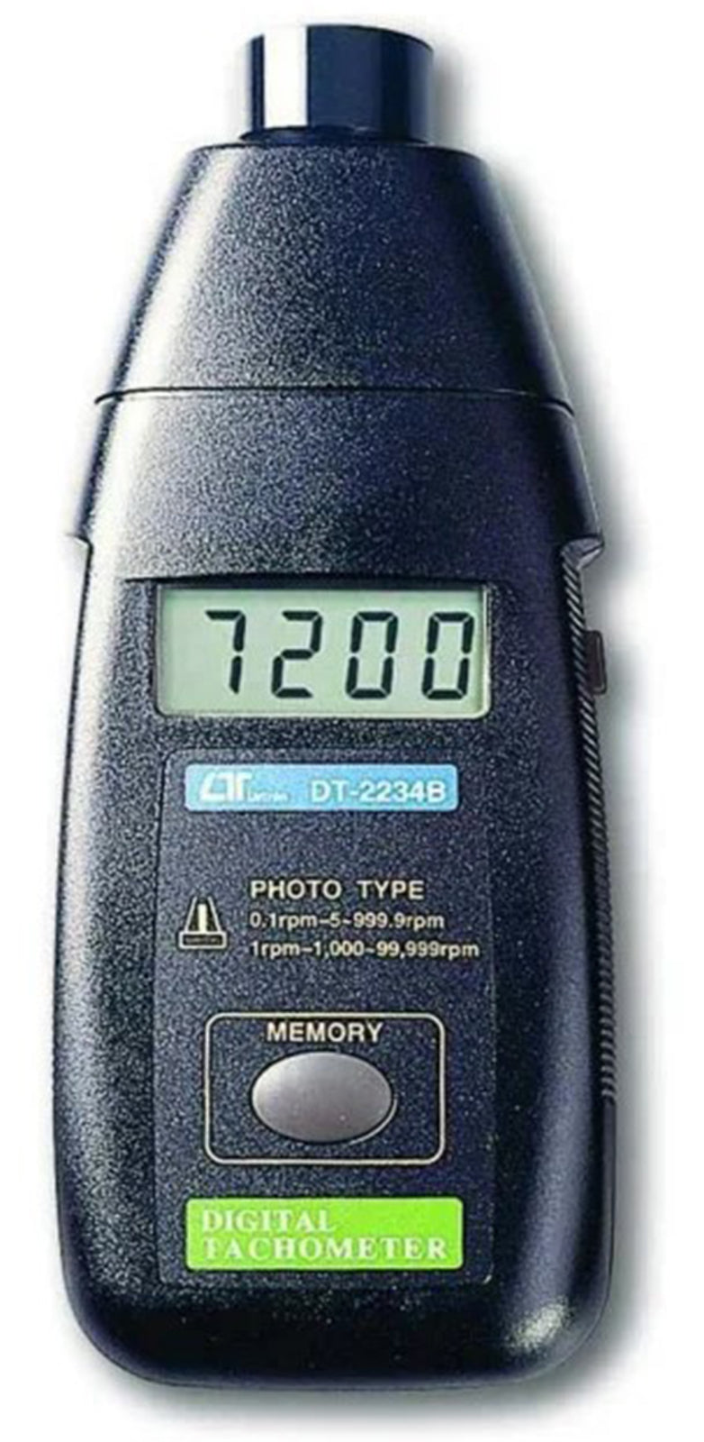 TieDex UK Tachometer Best Accuracy ±0.05 % - LCD 99999rpm, RSCAL
