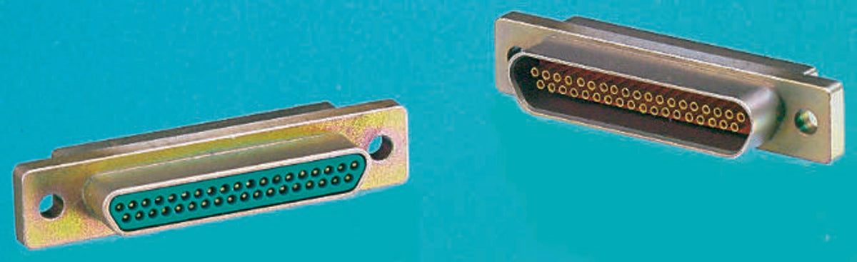 TieDex UK 51 Way Straight Panel Mount D-Sub Connector Male