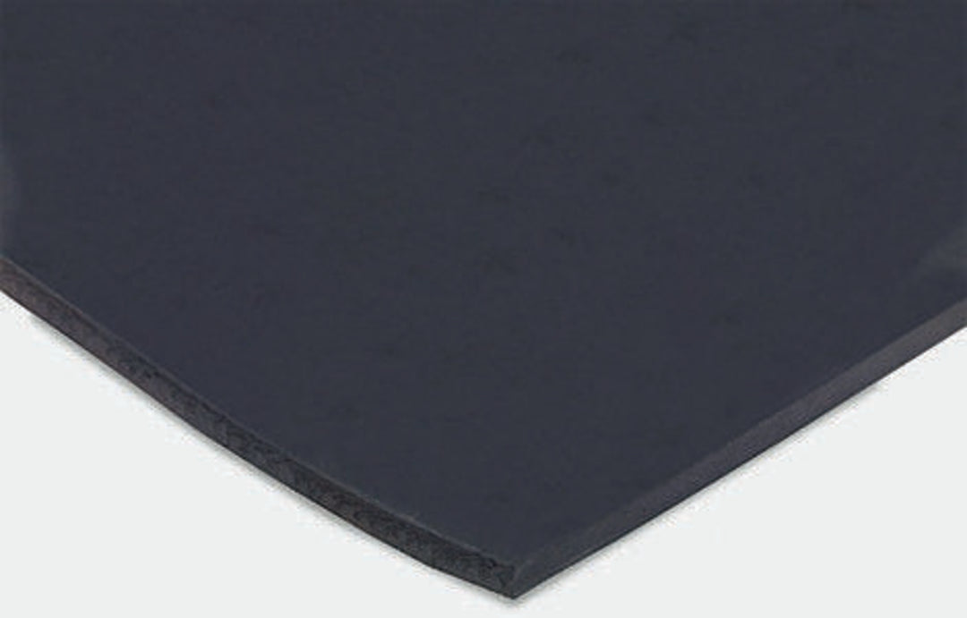 TieDex UK Black Fluorocarbon Rubber Sheet, 600 mm x 600mm x 3 mm, 100kg/cm², 204 °C