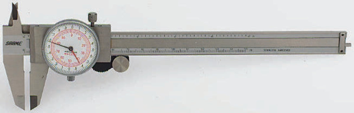 TieDex UK Caliper 150 mm 0.02 mm Resolution Dial, Metric, Imperial, UKAS