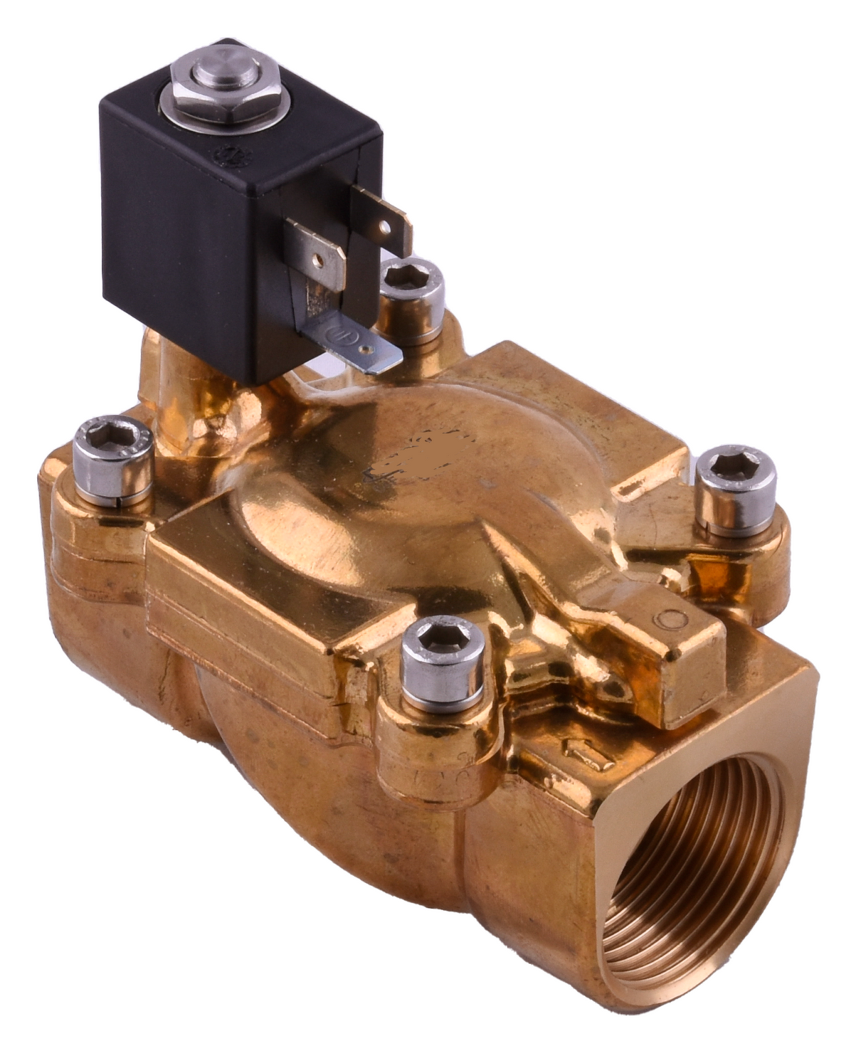 TieDex UK Solenoid Valve, 2 Port, NC, 24V 1 in, 1 in