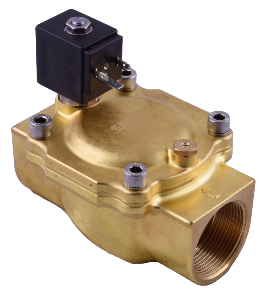 TieDex UK Solenoid Valve, 2 Port, NC, 24V 1-1/2 in, 1/2 in