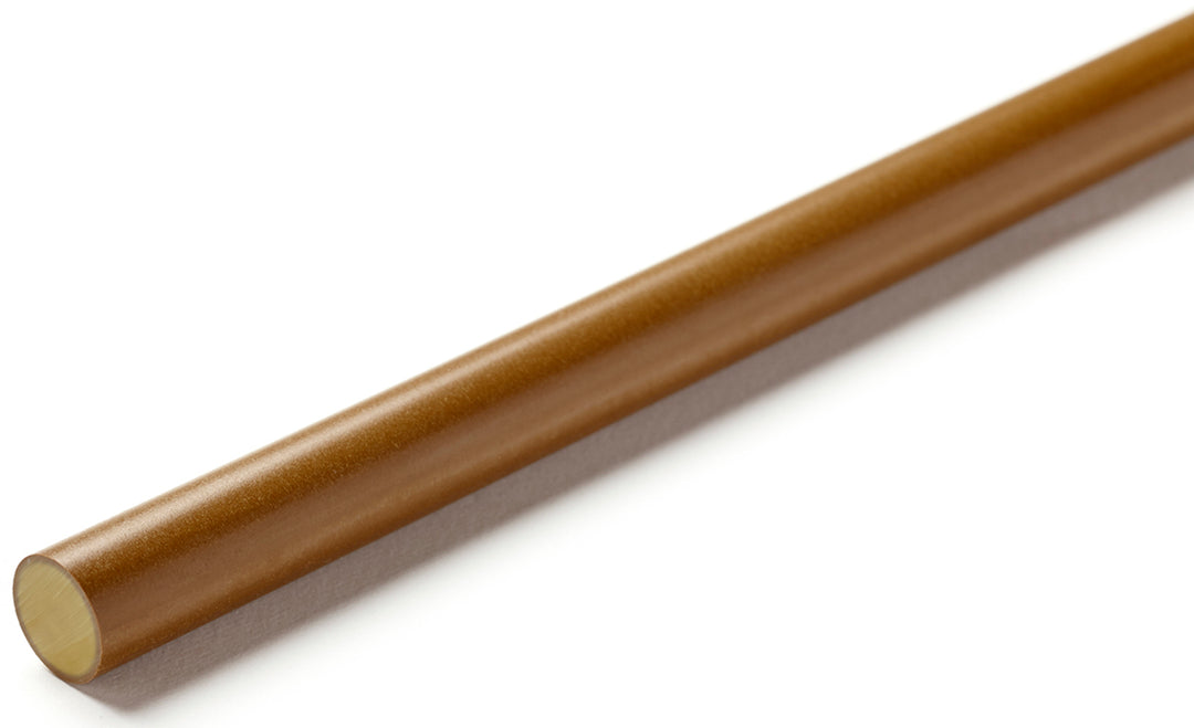 TieDex UK Brown Polyamide-Imide Rod, 300 mm x 25.4 mm Diameter