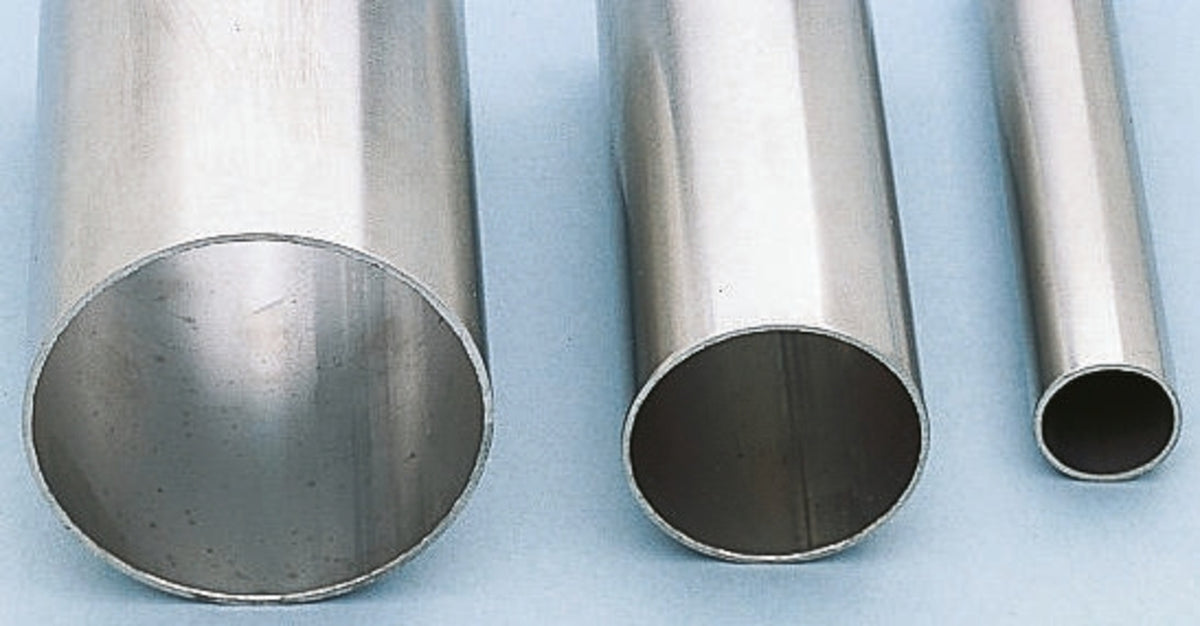 TieDex UK Stainless Steel Pipe, 2.5 in, 3 m Length