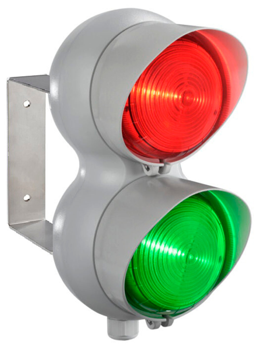 TieDex UK Red, Green Traffic Light LED Beacon, 2 Lights 24V ac/dc Bracket
