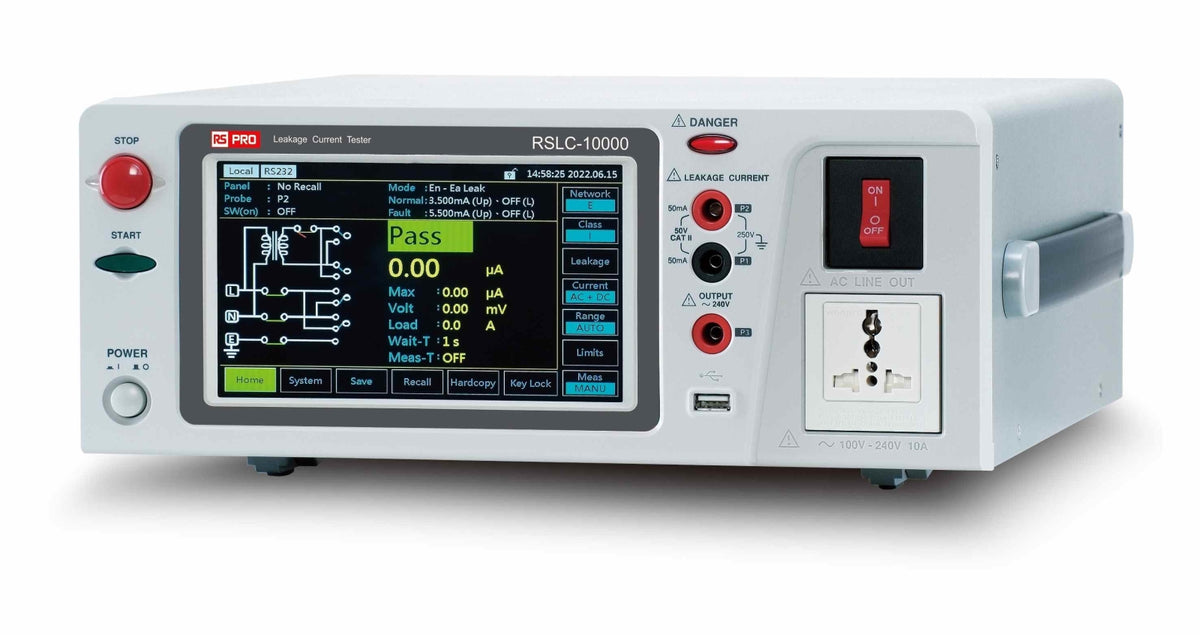 TieDex UK RSLC-10000 Insulation Tester, 100 V Min, 240 V Max CAT II