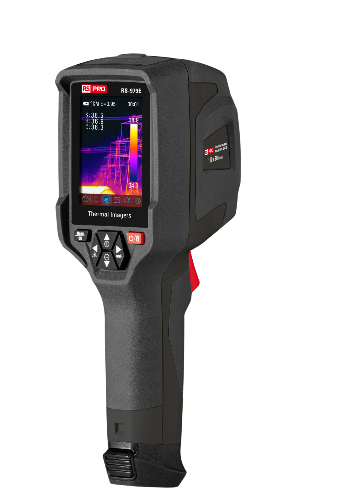 TieDex UK RS-979E USB/WiFi Thermal Imaging Camera, 400 °C