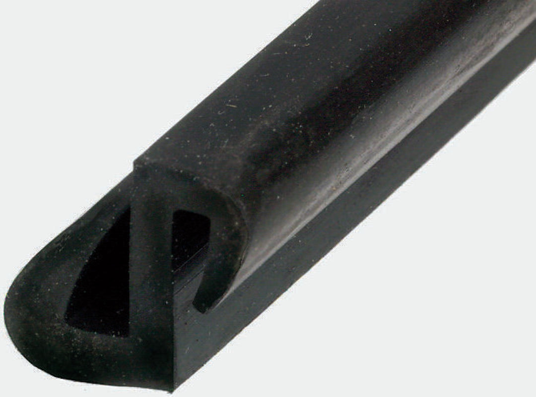 TieDex UK Black Ethylene Propylene Diene Monomer Edging Strip, 16.2 mm