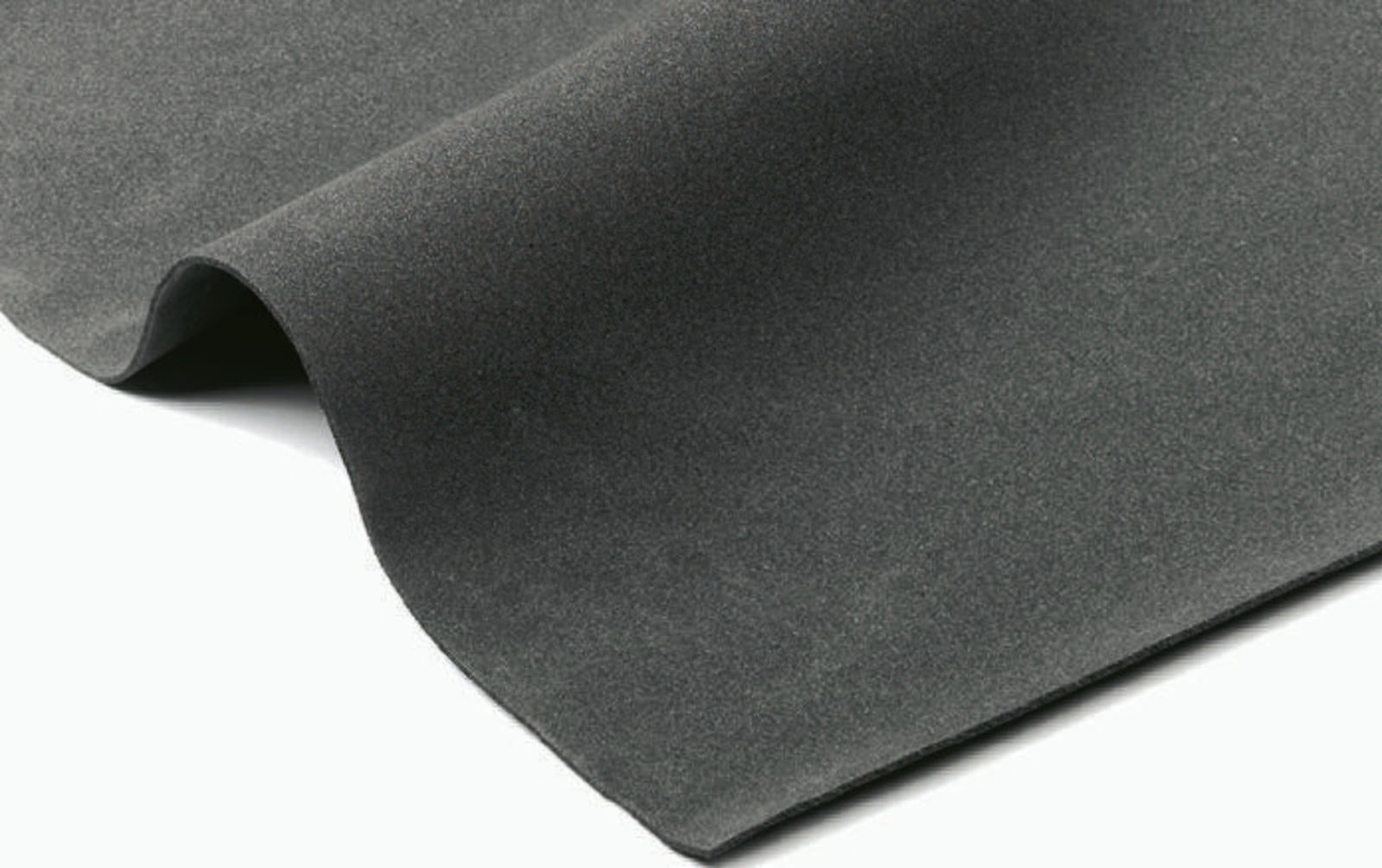 TieDex UK Black Neoprene Sponge Rubber Sheet, 1 m x 2m x 16 mm, 85 °C