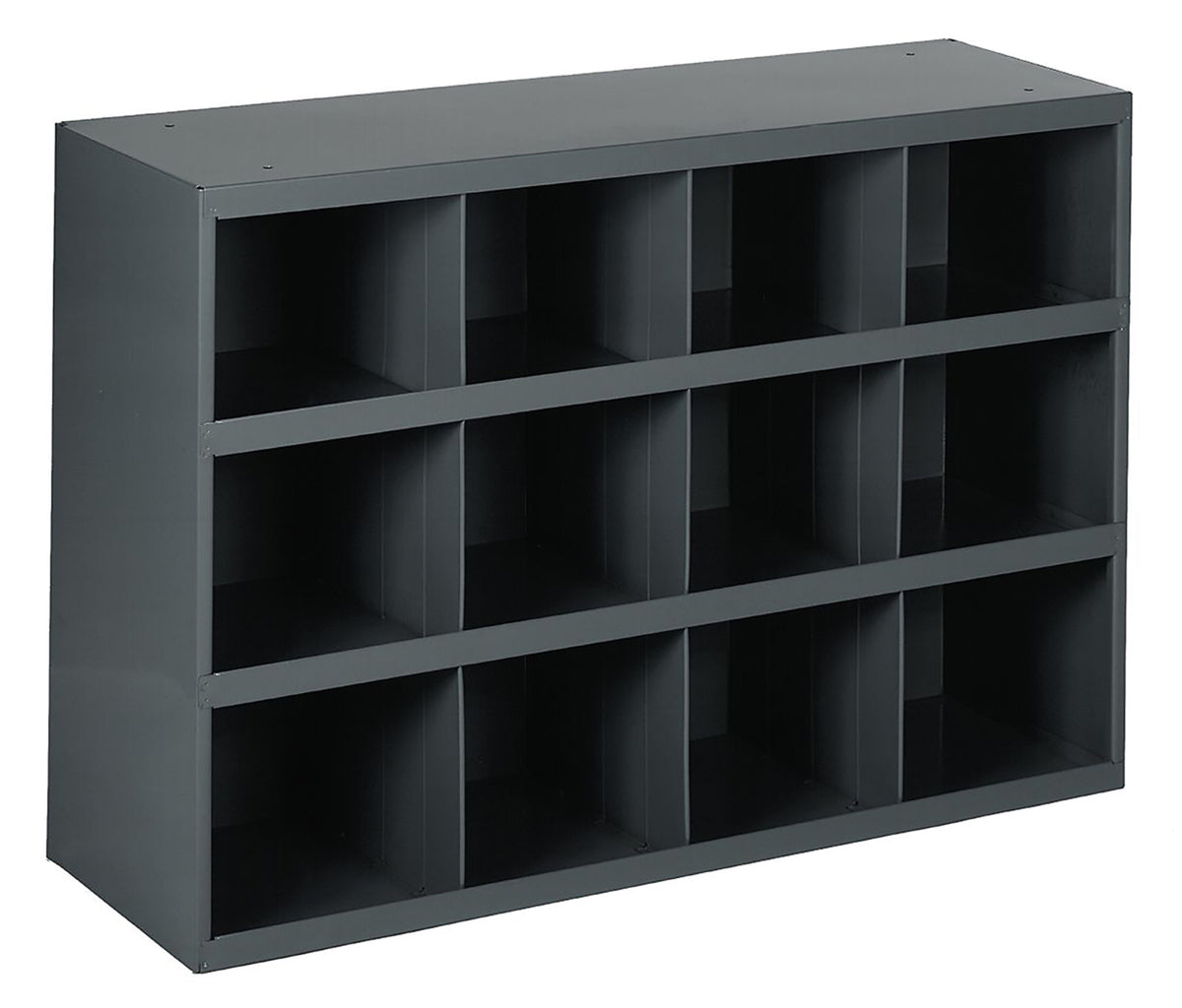 TieDex UK Steel Storage Bin, 305 mm x 857 mm x 606 mm, Grey