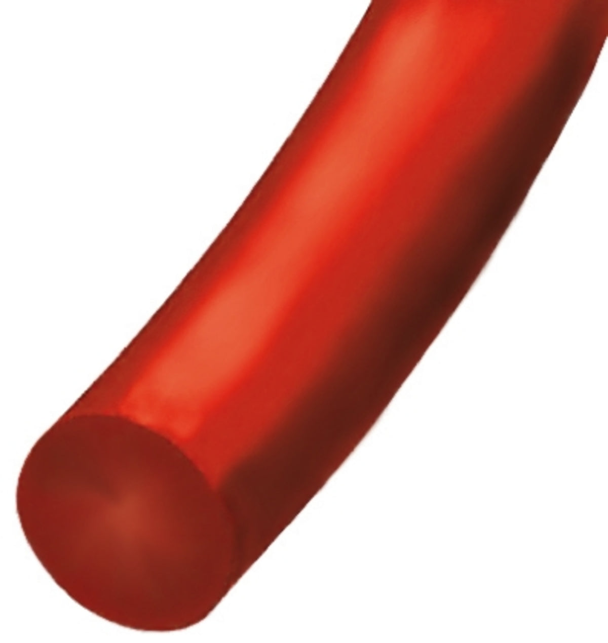 TieDex UK 30 m 8 mm diameter Red Round Polyurethane Belt for use with 80 mm minimum pulley diameter