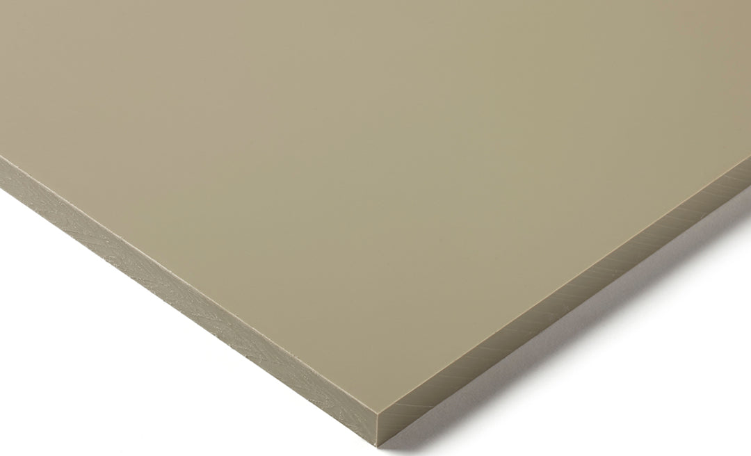 TieDex UK Beige Polypropylene Plastic Sheet, 1 m x 500mm x 20 mm