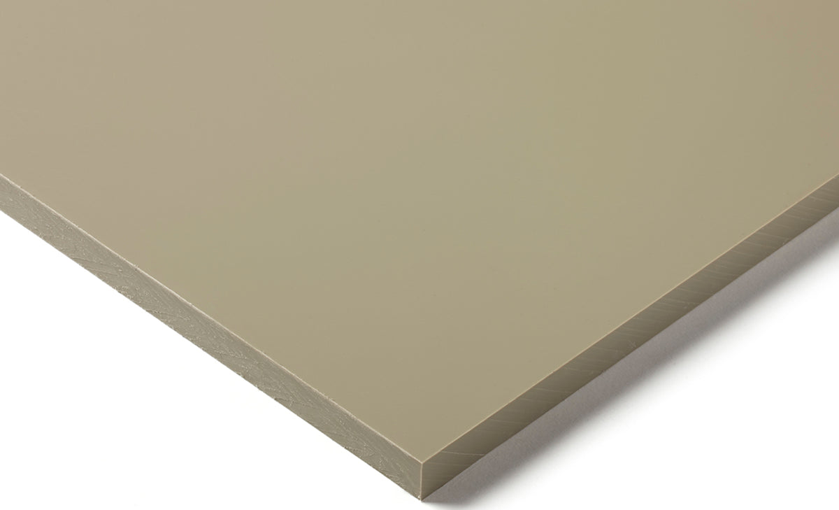 TieDex UK Beige Polypropylene Plastic Sheet, 1 m x 500mm x 20 mm