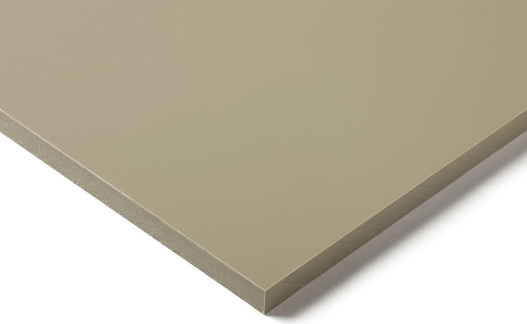 TieDex UK Beige Polypropylene Plastic Sheet, 1 m x 500mm x 25 mm