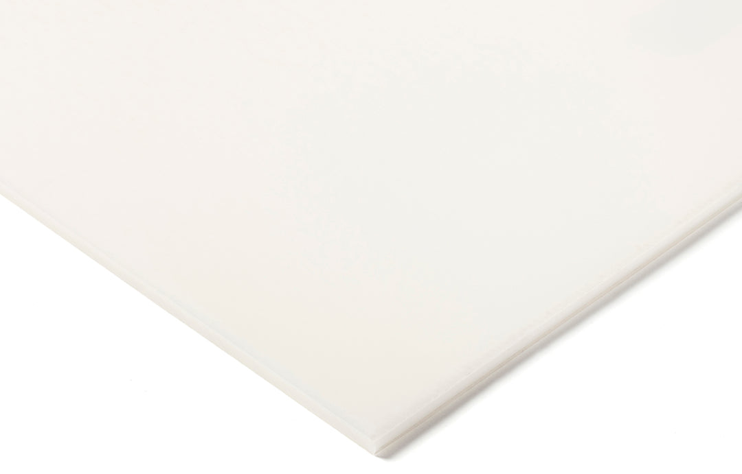 TieDex UK White POM Plastic Sheet, 500 mm x 330mm x 40 mm