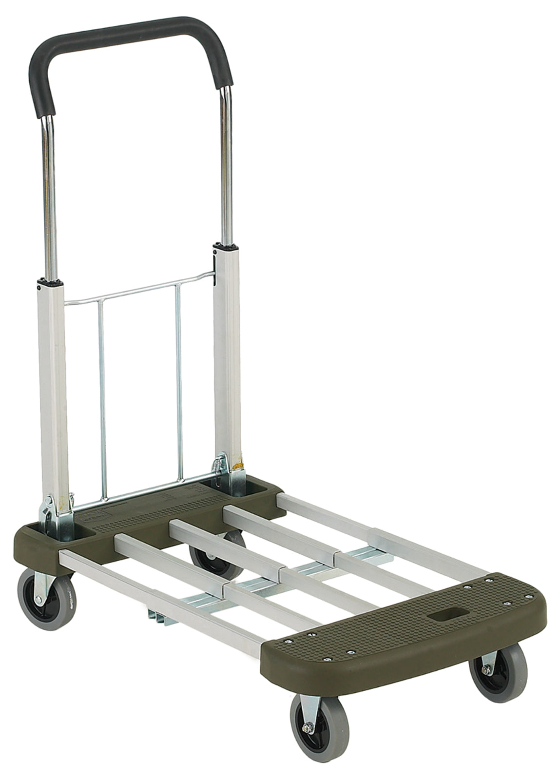 TieDex UK Foldable Flatbed Platform Trolley, 150 kg Load, 930 mm 440mm, 440 mm