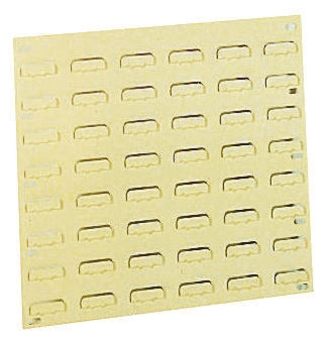 TieDex UK Polypropylene Louvre Panel Storage Unit x 1 m x 1 m, Sandstone