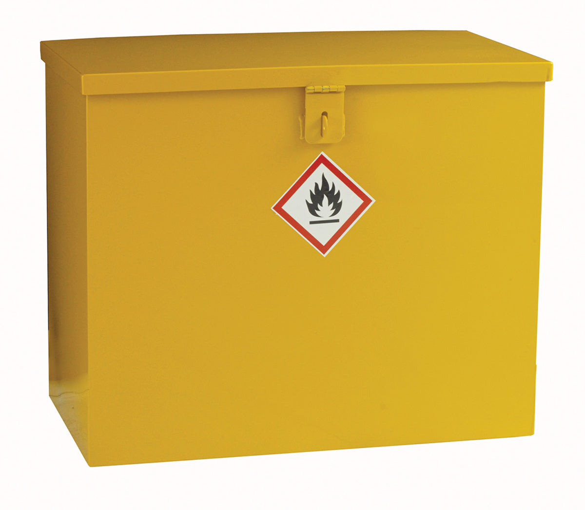 TieDex UK Yellow Steel Lockable 1 Door Hazardous Substance Cabinet, 510 mm x 620mm x 330 mm