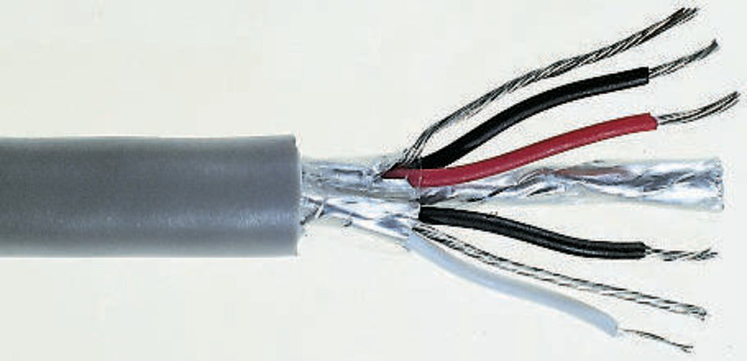 TieDex UK Data Cable 2 Pairs 4 Cores 0.34 mm² 500 m Grey Sheath Polyvinyl Chloride