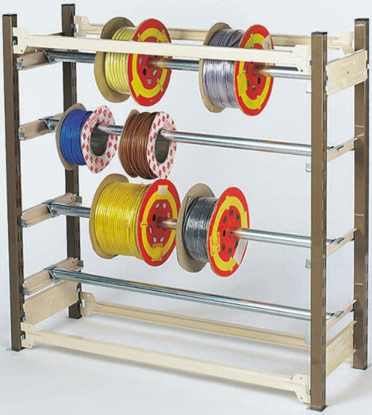 TieDex UK Cable Rack, 4-Shelves, 50 m, Steel Cable Rack