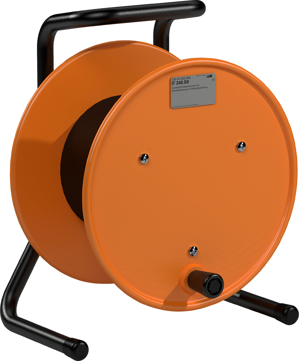 TieDex UK Empty Cable Reel, Plastic Empty Cable Reel