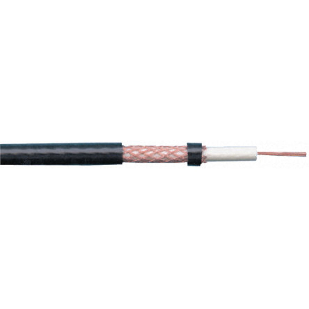 TieDex UK 75 Ω Coaxial Cable, 200 m, 22 AWG White