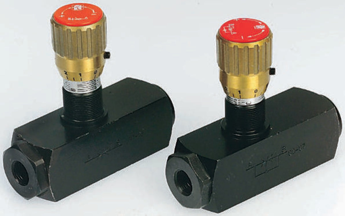 TieDex UK In Line Mount Mounting Hydraulic Flow Control Valve, G, 50L/min