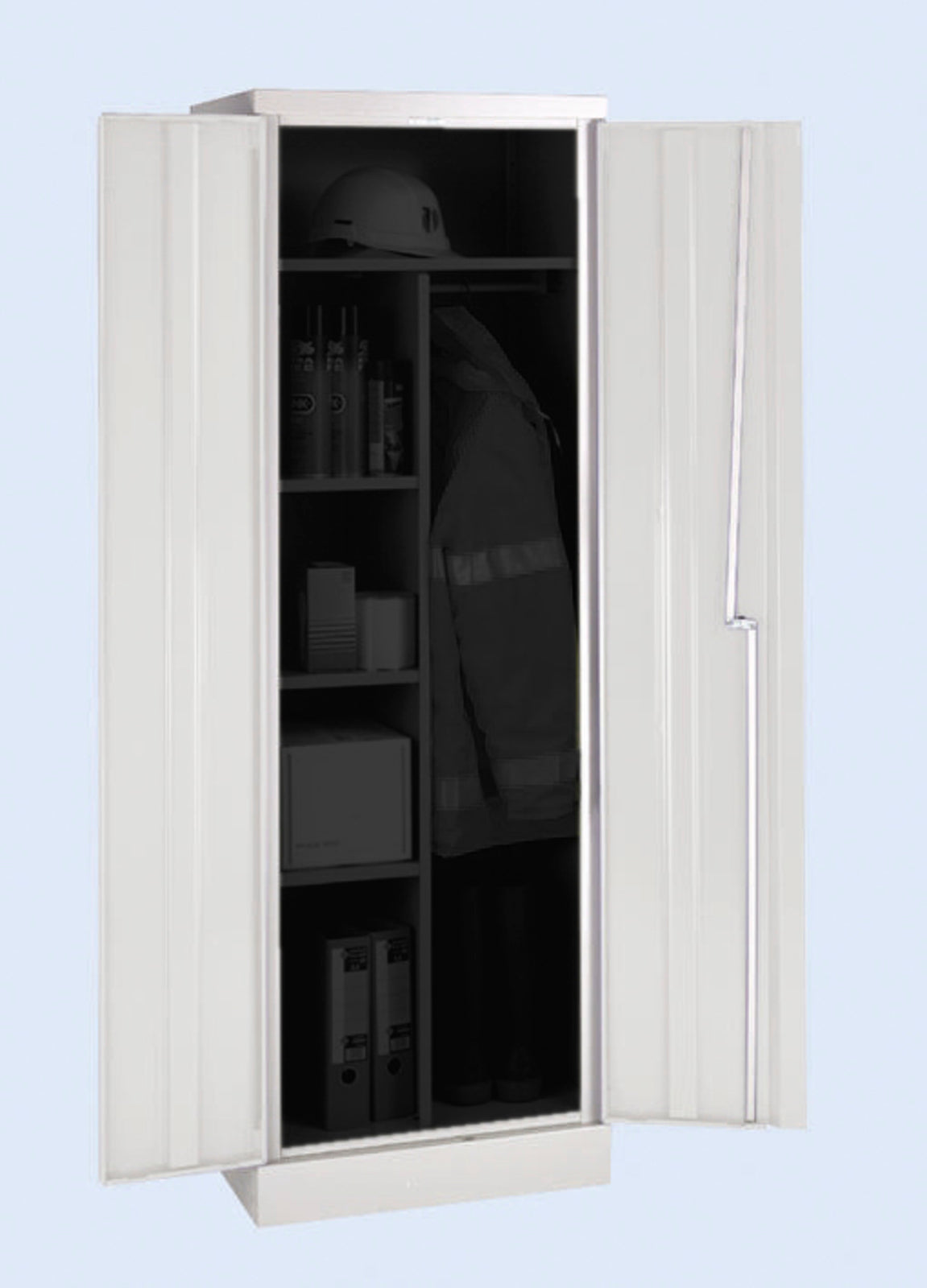 TieDex UK 2 Door Steel Floor Standing Storage Cabinet 1.82 m 615mm, 505 mm