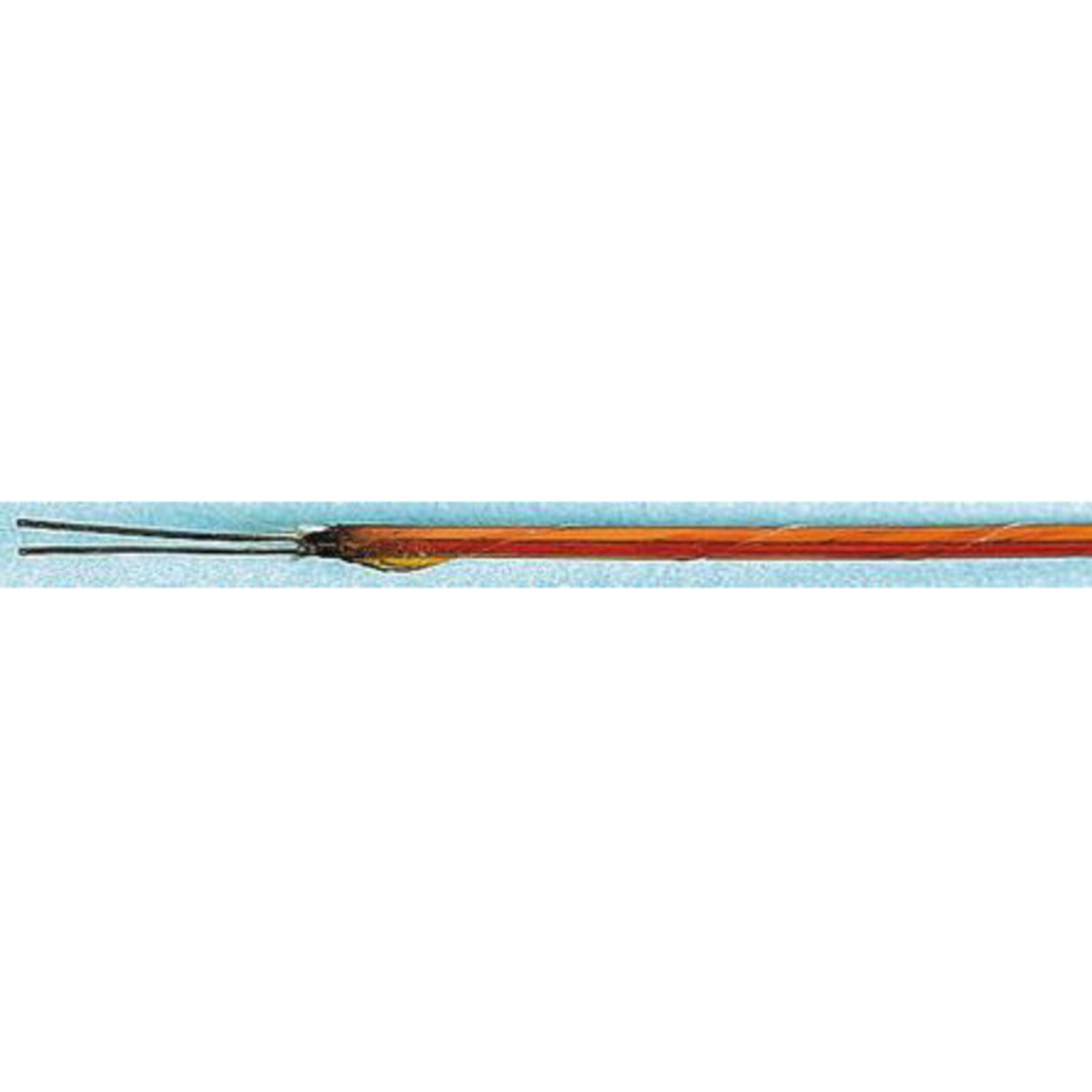 TieDex UK Type K Thermocouple & Extension Wire, Unscreened 25 m, Kapton Insulation, 250 °C Max