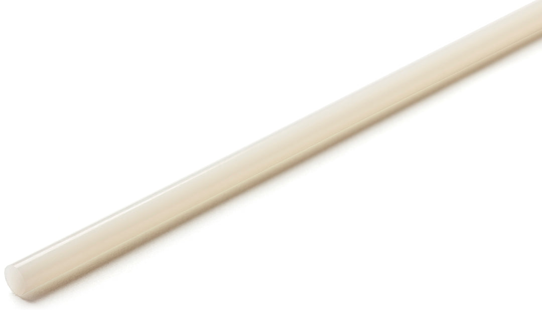 TieDex UK White Nylon Rod, 500 mm x 100 mm Diameter